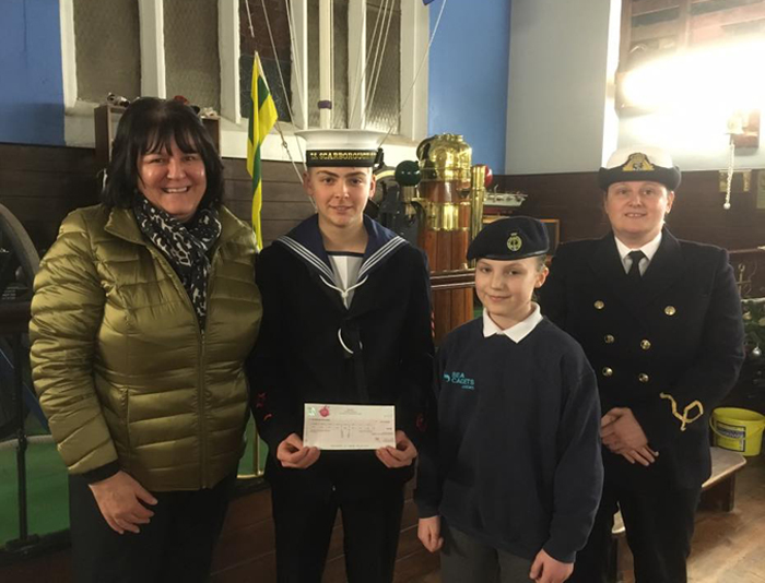 Proudfoot Donation To Scarborough Sea Cadets