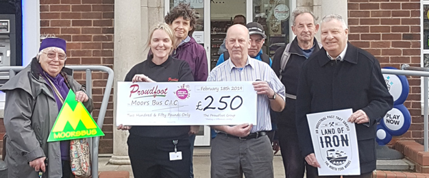 Proudfoot Donation To Moors Bus