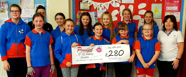 3rd St Mark's Scarborough Guides MADL Donation