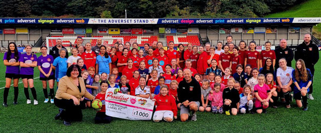 Proudfoot supermarkets Make a Difference for Scarborough Ladies FC together with Mars Galaxy Ripple