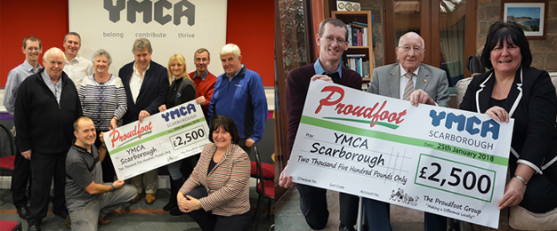 £2500 Donation To YMCA Scarborough