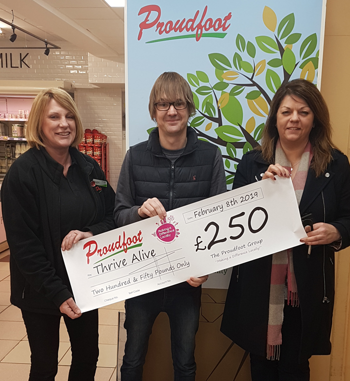 Proudfoot Supermarkets Support Thrive Alive
