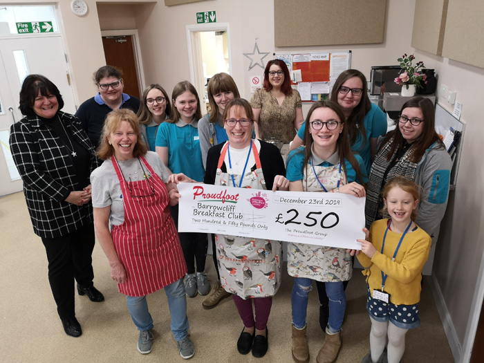 Proudfoot Donate To Barowcliff Breakfast Club