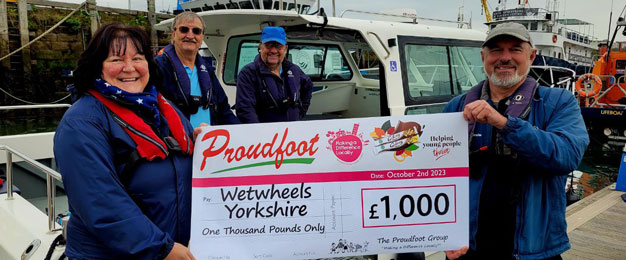 Proudfoot Wetwheels Yorkshire Donation 2023