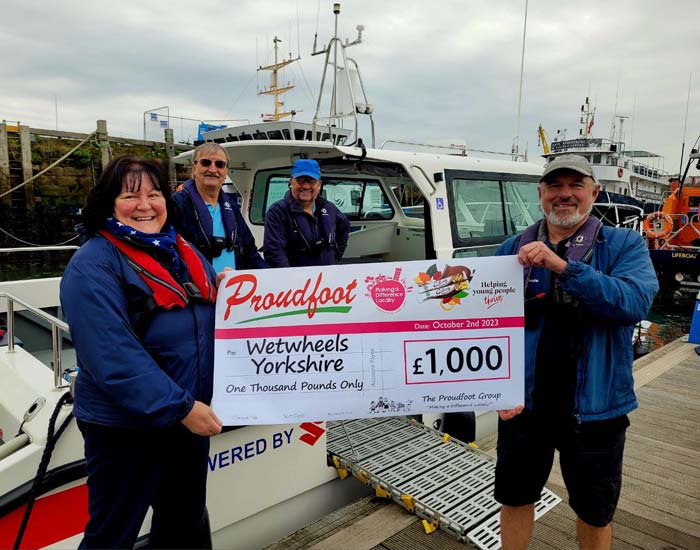 Proudfoot Wetwheels Yorkshire Donation 2023
