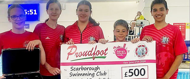 Proudfoot Donate £500 to Scarborough Swimming Club