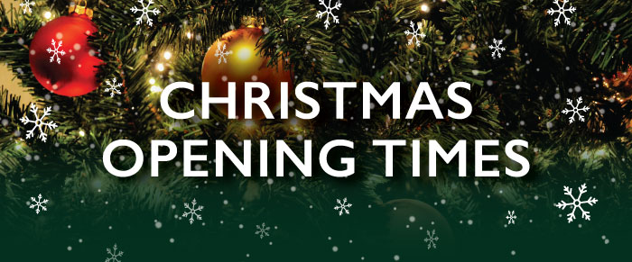 Proudfoot Xmas Opening Times 2025