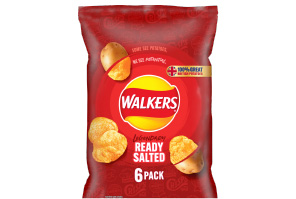 Walkers Ready Salted 6pk x 25g