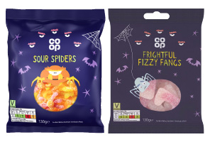 Co-op Fizzy Fangs / Sour Spiders 130g